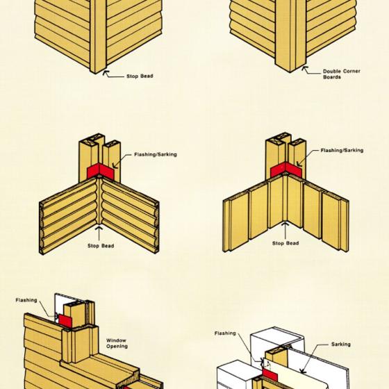 Cladding construction details