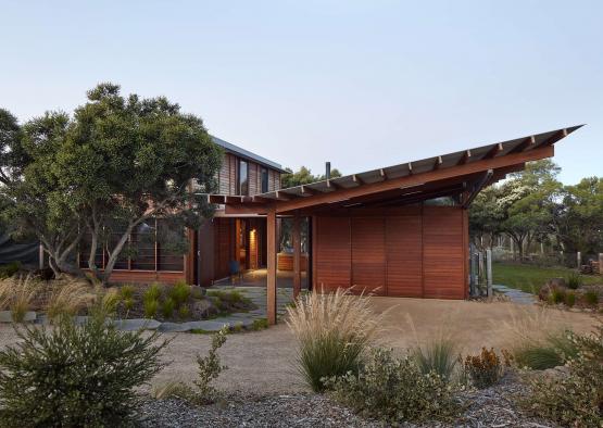 a house with a roof