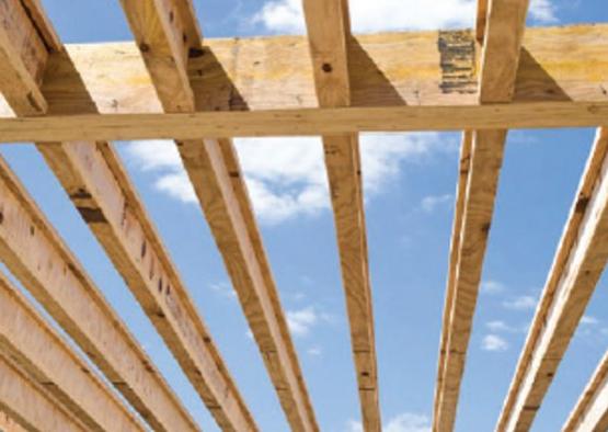 a close-up of a wooden structure