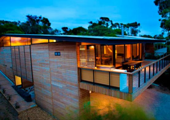 a house with a deck and a patio